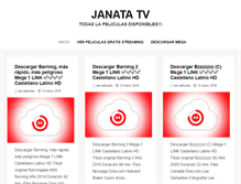 Tablet Screenshot of janatatv.com